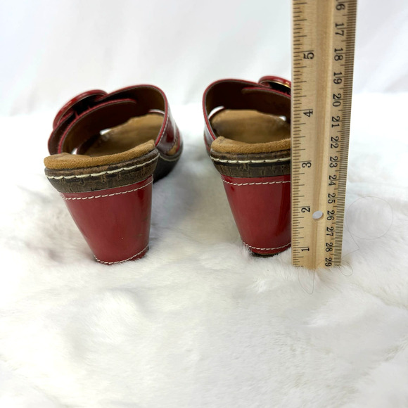 Natural Soul Red Slide Sandals Women’s size 7.5 - Picture 6 of 8
